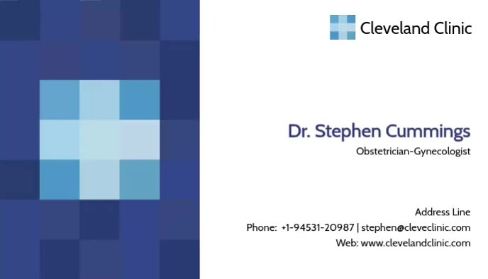 Doctor Biz [Blue] Card template